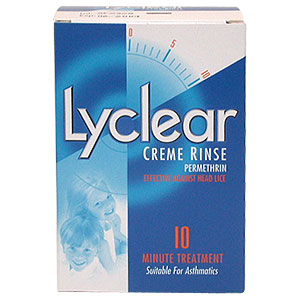 Creme rinse for the treatment of head lice infecti