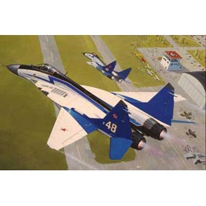 Unbranded MiG-29 Swifts plastic kit 1:144