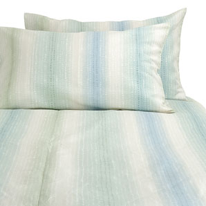 John Lewis Double Aqua 100% cotton duvet cover Mineral Stripe Duvet cover