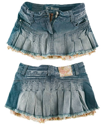 Unbranded Mischieveous Denim Skirt