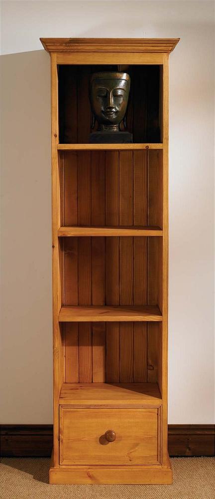 Unbranded Mottisfont Waxed Slim Jim Bookcase (Metal)