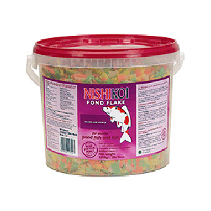 Unbranded Nishikoi Pond Flake Food - 1320g Bucket