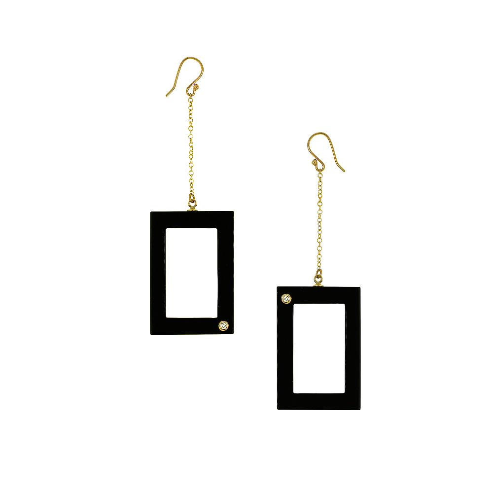 Unbranded Open Earrings - Night