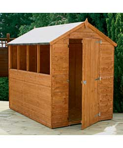 Unbranded Overlap Wooden Shed 8x6ft