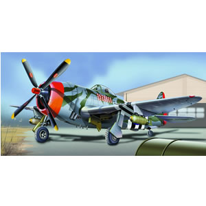 A detailed  collector quality diecast replica of the P-47 Thunderbolt U.S.A.A.F Francis Gabreski. Ea