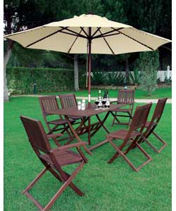 Palermo 6 Seater Patio Set