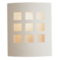 Pasadena 60W Plaster Wall Light White