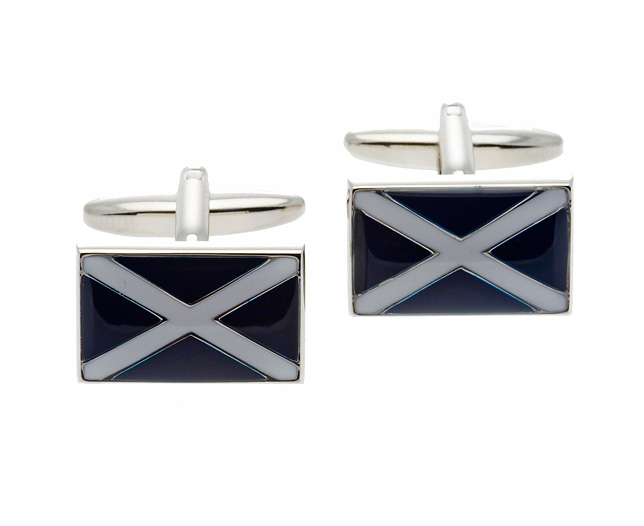 Fly the flag! Choose Cornish St Piran, Welsh Dragon, Scottish Saltire or St George Cross. Enamelled.