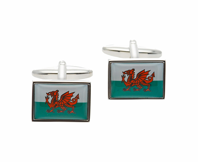 Fly the flag! Choose Cornish St Piran, Welsh Dragon, Scottish Saltire or St George Cross. Enamelled.