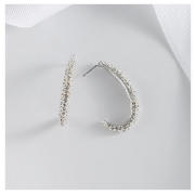 Unbranded PAVE CRYSTAL EARRINGS