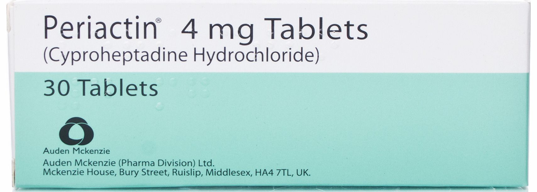 Periactin Tablets 30s are formulated to provide you with relief against irritating symptoms caused by allergeries such as hayfever and insect bites; these tablets are effective against symptoms including itching, swelling, and headaches as it has an 