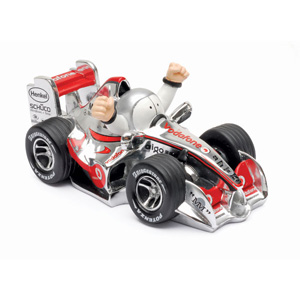 Jim Bamber`s McLaren 2007 F1 car sculpture is a great bit of fun and an essential desk top accessory