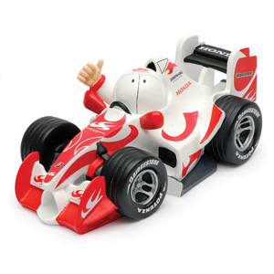 Jim Bamber`s Super Aguri 2007 F1 car sculpture is a great bit of fun and an essential desk top acces