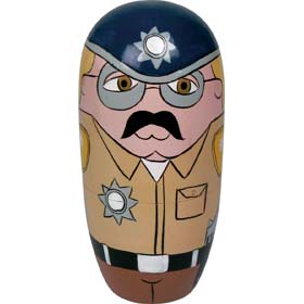 Naughty nuns and nurses  flashing firemen and posing policemen - nesting dolls with a difference!