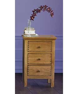 Unbranded Premium Collection Windsor Bedside Chest - Oak