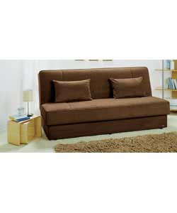 This Ramsay 3 seater clic-clac sofabed has a sprung back and seat with foam fibre filling for optimu