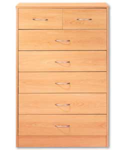 Elmau beech finish. Elegant metal handles. Size (W