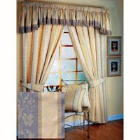 Regency Curtains Blue 228x228cm