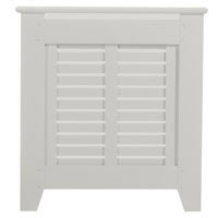 Rhode Island Radiator Cabinet White Lacquered Mini 770x815mm