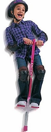 The Big Air Pogo Stick isnandrsquo;t just your average hopper. For a start, motion activated sensors actually light up as youre bouncing around. It also comes packed with features, including: Rugged and lightweight aluminium frame Grippy foot pads fo