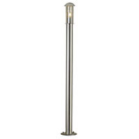 (H) 1000 x (W) 130 x (D) 130mm, Stainless Steel Construction, Halogen, Slim 400mm Cylinder Outdoor