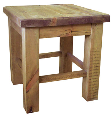 Rough Sawn Stool