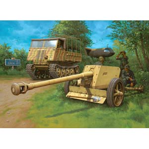 Unbranded RSO/03 and 7.5cm pak 40 plastic kit 1:35