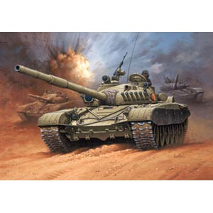 Unbranded Russian main battle tank T-72 M1 plastic kit 1:72