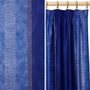 San Marino Ready Made Curtains- Denim- 182x136cm.