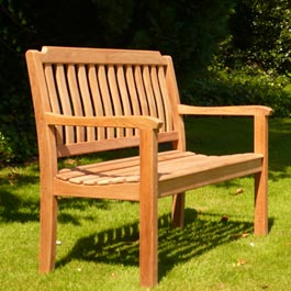 Unbranded Sandhurst Teak Bench from Kingdom Teak