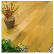 Unbranded Sandstone Teakwood Decking 800x200x30mm 60pc