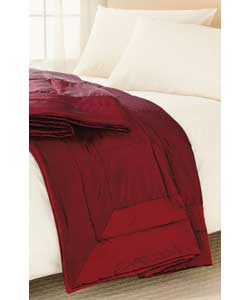 Satin King Size Bedspread - Ruby