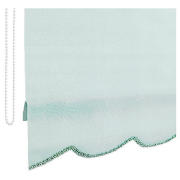 Unbranded Scalloped Edge Roller Blind 180cm Green