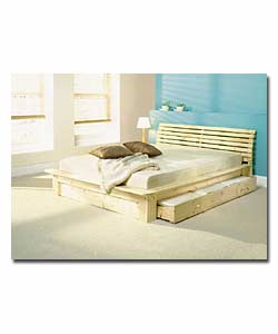 New continental design with slatted head board.  W