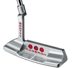 The Scotty Cameron Studio Select family of precision milled 303 Stainless Steel Newport-style putter