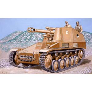 Unbranded Sd. Kfz. 124 Wespe plastic kit 1:76