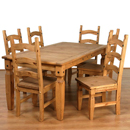 The Salvador range of solid pine furniture offers excellent value for money. The Mexican influence