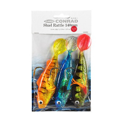 Unbranded Shad Rattle - Orange   Blue   Mackerel - 140mm