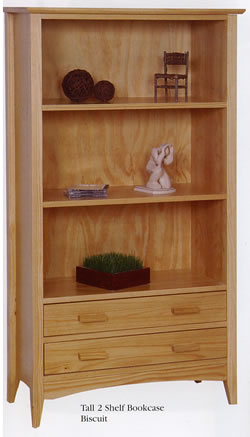 Shaker 2 shelf bookcase