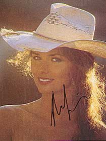 Shania Twain autograph