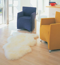 SHEEPSKIN RUG The ultimate in luxurious feel; spre