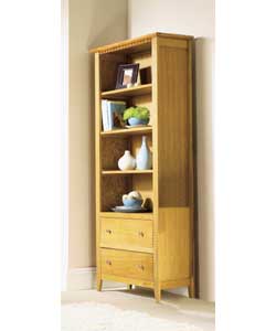 Sherwood Oak 2 Drawer Bookcase