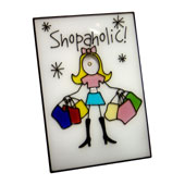 Shopaholic Photo Frame