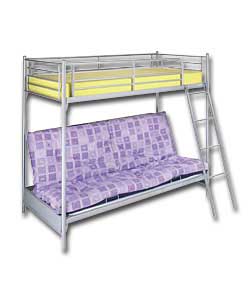 Silver Effect Bunkbed Pine