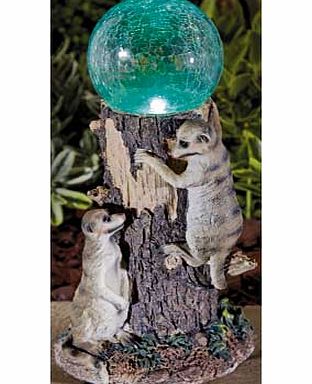 Unbranded Solar Meerkat Colour Changing Ball Light