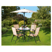 Unbranded * SS08 Havana 6 Pce Steel Garden Furniture Set