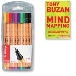 Ideal for details  sketching and scribblingWater-based  odourless ink with high degree of