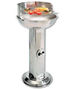 Stainless Steel Round Pedestal BBQ