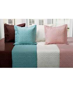 Stitch Throw and Cushion Set - Blush