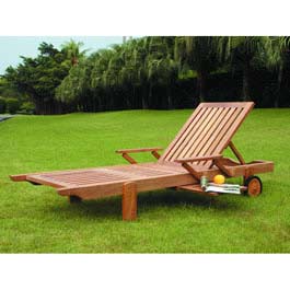 Unbranded Stratford Sun Lounger from Kingdom Teak